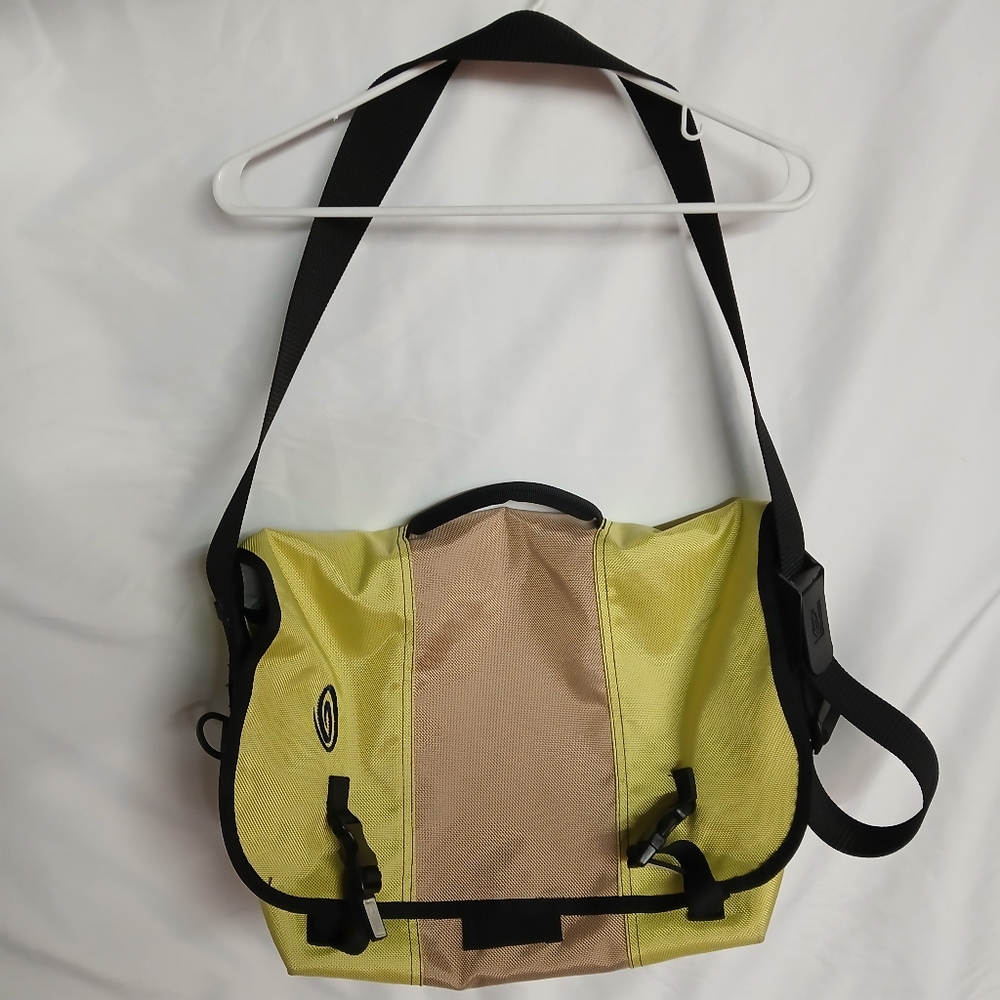 Timburk 2 Yellow and Tan Messenger Bag